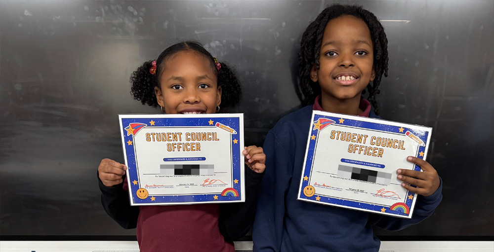 Third and Fourth Graders at Citizenship & Science Academy of Rochester Launch Student Council Campaign